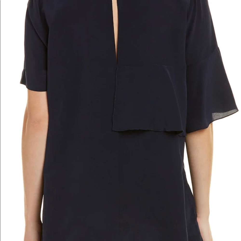 Gold Hawk Silk Ruffle Top - Picture 4 of 4